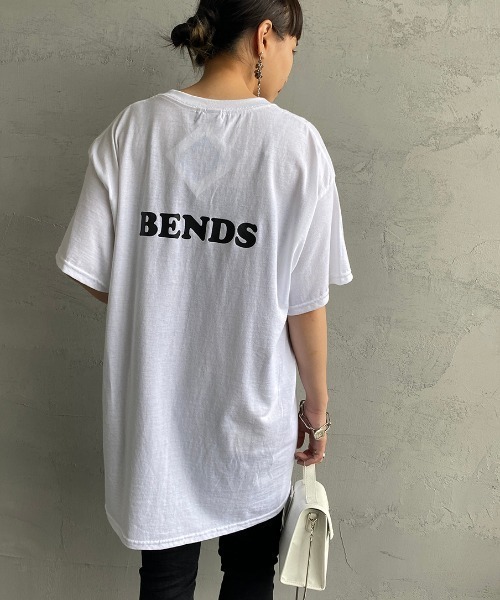 bend(s)（ベンズ）の「[BENDS×JEANS FACTORY/ベンズ×ジーンズファクトリー] 別注 グラフィックプリントTシャツ PL（Tシャツ/カットソー・レディース・ホワイト/チャコールグレー・M/L）」の12枚目の写真