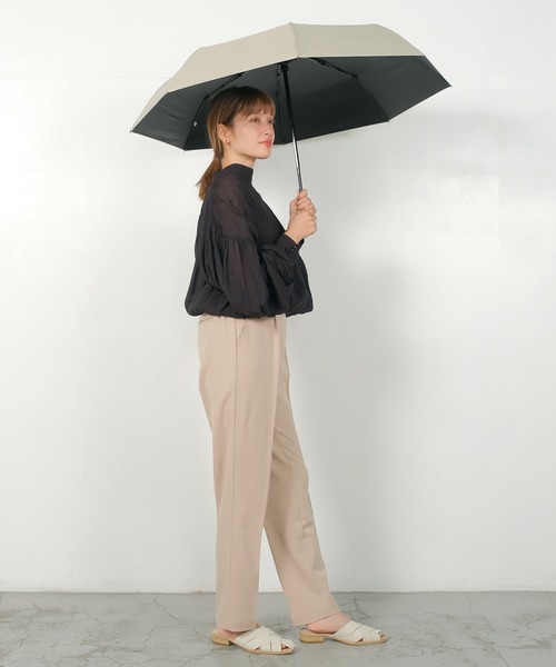 VitaFelice（ヴィータフェリーチェ）の「晴雨兼用折りたたみ日傘（折りたたみ傘・レディース・ピンク/ミント/サンドベージュ/ライム・FREE）」の10枚目の写真