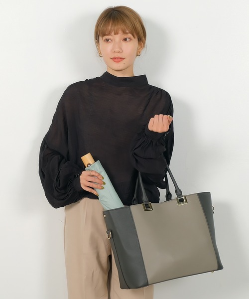 VitaFelice（ヴィータフェリーチェ）の「晴雨兼用折りたたみ日傘（折りたたみ傘・レディース・ピンク/ミント/サンドベージュ/ライム・FREE）」の17枚目の写真