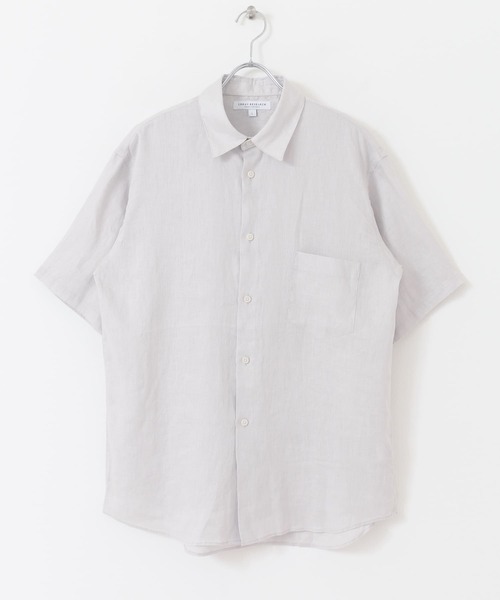 URBAN RESEARCH（アーバンリサーチ）の「LINEN SHORT-SLEEVE SHIRTS（シャツ/ブラウス・メンズ・パープル/ネイビー/グレー系その他/ブルー系その他・MEDIUM/LARGE）」の16枚目の写真