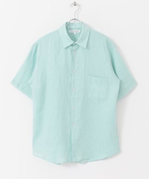URBAN RESEARCH（アーバンリサーチ）の「LINEN SHORT-SLEEVE SHIRTS（シャツ/ブラウス・メンズ・パープル/ネイビー/グレー系その他/ブルー系その他・MEDIUM/LARGE）」の17枚目の写真