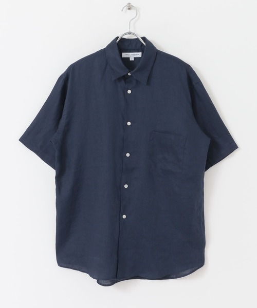 URBAN RESEARCH（アーバンリサーチ）の「LINEN SHORT-SLEEVE SHIRTS（シャツ/ブラウス・メンズ・パープル/ネイビー/グレー系その他/ブルー系その他・MEDIUM/LARGE）」の18枚目の写真