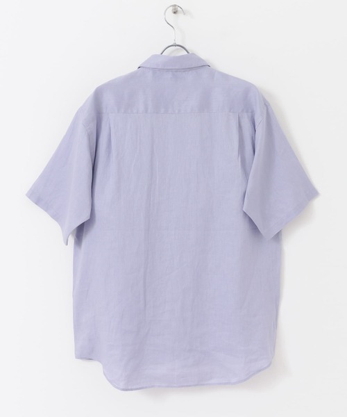 URBAN RESEARCH（アーバンリサーチ）の「LINEN SHORT-SLEEVE SHIRTS（シャツ/ブラウス・メンズ・パープル/ネイビー/グレー系その他/ブルー系その他・MEDIUM/LARGE）」の21枚目の写真