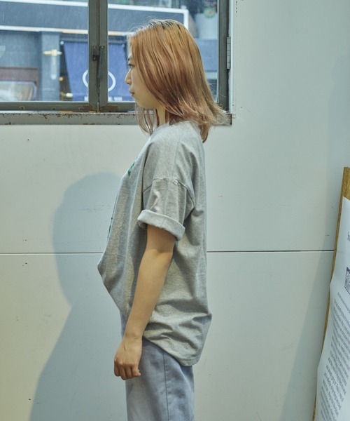 Bonjour Girl（ボンジュールガール）の「カレッジベアTEE（Tシャツ/カットソー・レディース・ホワイト/ブラック/グレー・FREE）」の15枚目の写真