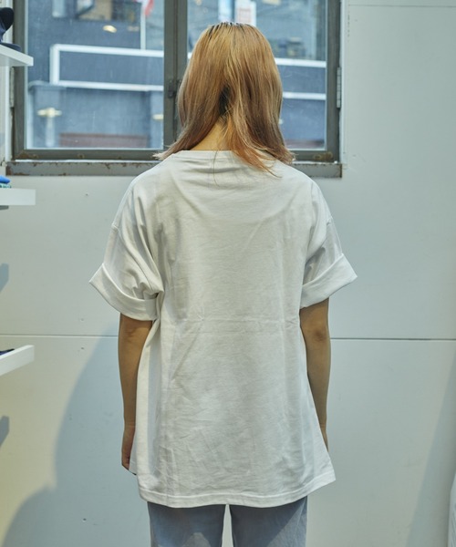 Bonjour Girl（ボンジュールガール）の「カレッジベアTEE（Tシャツ/カットソー・レディース・ホワイト/ブラック/グレー・FREE）」の13枚目の写真