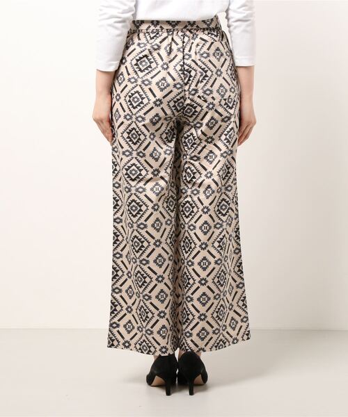 Bou Jeloud（ブージュルード）の「タイプライターダイヤ柄パンツ（その他パンツ・レディース・ベージュ/ネイビー・FREE）」の19枚目の写真