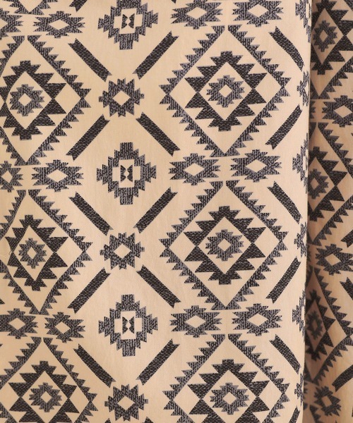 Bou Jeloud（ブージュルード）の「タイプライターダイヤ柄パンツ（その他パンツ・レディース・ベージュ/ネイビー・FREE）」の12枚目の写真