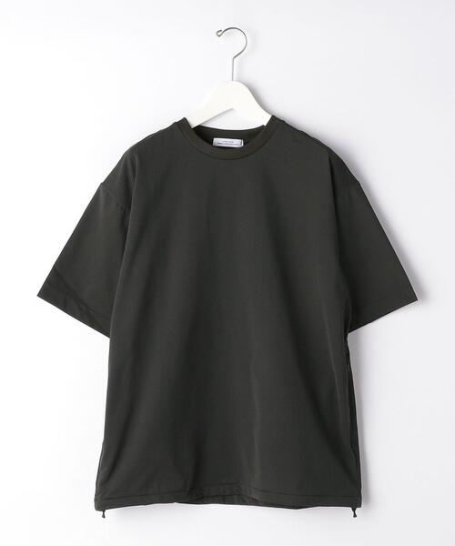 green label relaxing（グリーンレーベルリラクシング）の「＜green label relaxing＞ TEXBRID ヘムコード クルーネック Tシャツ（Tシャツ/カットソー・メンズ・ダークブラウン/ライトグレー/ベージュ・SMALL/MEDIUM/LARGE/X-LARGE）」の20枚目の写真