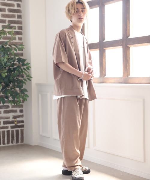 ACE SHOP（エースショップ）の「イージーケアパンツ【SETUP可】（その他パンツ・メンズ・ブラック/ネイビー/ベージュ・FREE）」の3枚目の写真