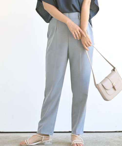 rps（アールピーエス）の「テーパードパンツ（スラックス・レディース・ブラック/カーキ/オレンジ/ブルー/モカ・M）」の4枚目の写真