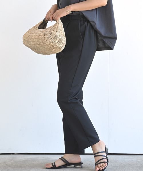 rps（アールピーエス）の「テーパードパンツ（スラックス・レディース・ブラック/カーキ/オレンジ/ブルー/モカ・M）」の8枚目の写真