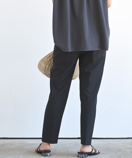 rps（アールピーエス）の「テーパードパンツ（スラックス・レディース・ブラック/カーキ/オレンジ/ブルー/モカ・M）」の9枚目の写真