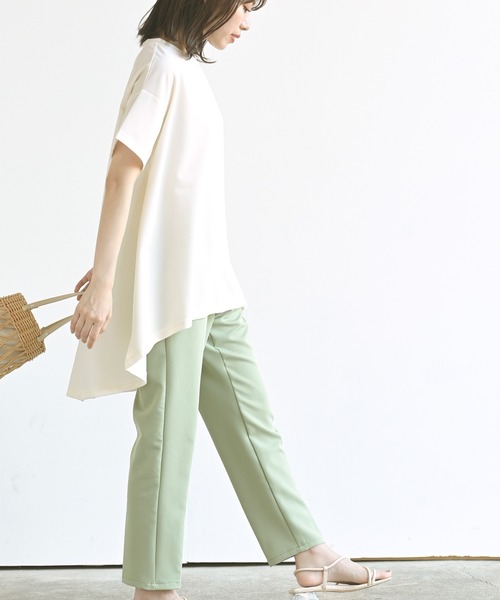 rps（アールピーエス）の「テーパードパンツ（スラックス・レディース・ブラック/カーキ/オレンジ/ブルー/モカ・M）」の21枚目の写真