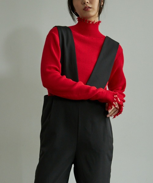 VACANCY（ヴァカンシー）の「ルーズタックサロペット（サロペット/オーバーオール・レディース・ブラック/ブラウン・SMALL/MEDIUM/LARGE）」の7枚目の写真