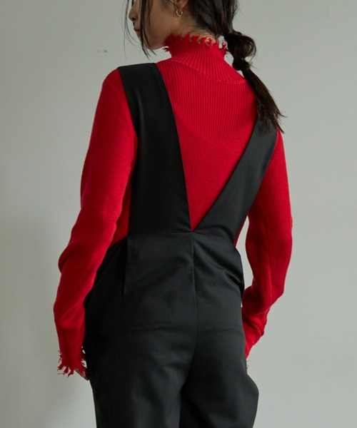 VACANCY（ヴァカンシー）の「ルーズタックサロペット（サロペット/オーバーオール・レディース・ブラック/ブラウン・SMALL/MEDIUM/LARGE）」の10枚目の写真