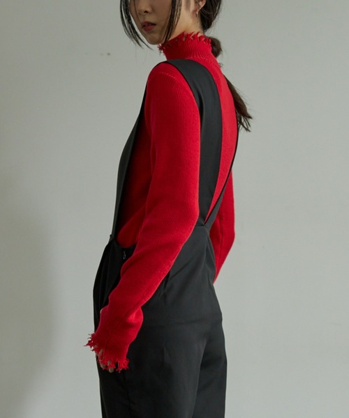 VACANCY（ヴァカンシー）の「ルーズタックサロペット（サロペット/オーバーオール・レディース・ブラック/ブラウン・SMALL/MEDIUM/LARGE）」の8枚目の写真