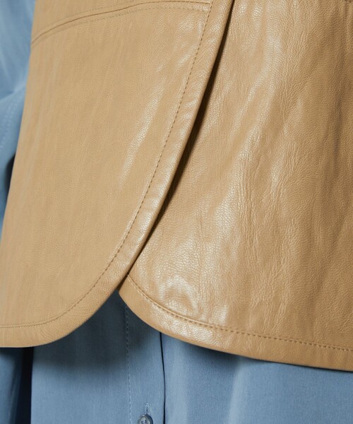 FREAK'S STORE（フリークスストア）の「フェイクレザー2wayベスト（ベスト・レディース・ブラウン/ベージュ・ﾌﾘ-）」の21枚目の写真