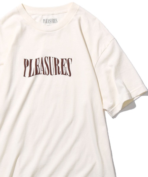 PLEASURES（プレジャー）の「PLEASURES/プレジャーズ PARTY LOGO T-SHIRT ビッグシルエット（Tシャツ/カットソー・メンズ・ブラック/クリーム/ロイヤルブルー/コーラルピンク・M/L/XL）」の3枚目の写真