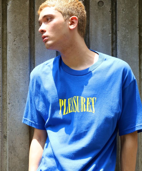 PLEASURES（プレジャー）の「PLEASURES/プレジャーズ PARTY LOGO T-SHIRT ビッグシルエット（Tシャツ/カットソー・メンズ・ブラック/クリーム/ロイヤルブルー/コーラルピンク・M/L/XL）」の22枚目の写真