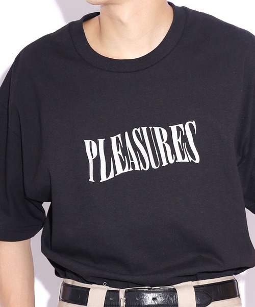 PLEASURES（プレジャー）の「PLEASURES/プレジャーズ PARTY LOGO T-SHIRT ビッグシルエット（Tシャツ/カットソー・メンズ・ブラック/クリーム/ロイヤルブルー/コーラルピンク・M/L/XL）」の21枚目の写真