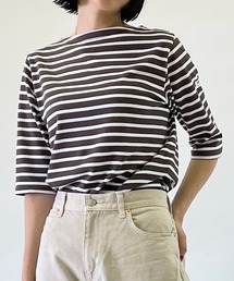 ORCIVAL | ORCIVAL | コットンジャージー ボートネックTシャツ WOMEN(Tシャツ/カットソー)