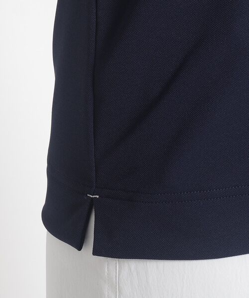 adabat（アダバット）の「◆【吸水速乾/UVカット】襟裏デザイン半袖ポロシャツ（ポロシャツ・レディース・ホワイト/ネイビー・36/38/40/42）」の15枚目の写真