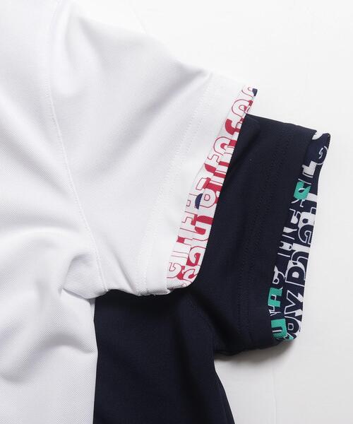 adabat（アダバット）の「◆【吸水速乾/UVカット】襟裏デザイン半袖ポロシャツ（ポロシャツ・レディース・ホワイト/ネイビー・36/38/40/42）」の18枚目の写真