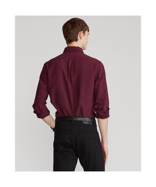 POLO RALPH LAUREN（ポロ ラルフ ローレン）の「クラシック フィット ガーメントダイド オックスフォード シャツ（シャツ/ブラウス・メンズ・レッド・L/S/XS/XXL/M/XL）」の4枚目の写真