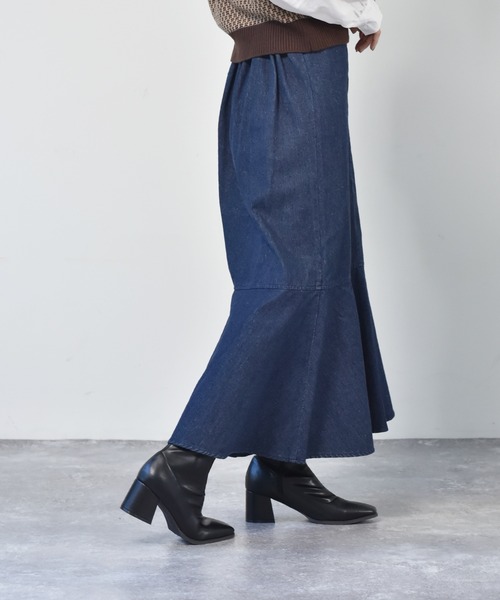 RETRO GIRL（レトロガール）の「ストレッチショートブーツ（ブーツ・レディース・ブラック/ベージュ/オフホワイト/ダークブラウン・M/L）」の14枚目の写真