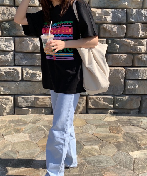 Didot.showroom（ディドット ショールーム）の「大容量2WAYキャンバスビッグエコバッグ（トートバッグ・レディース・ブラック/アイボリー・FREE）」の13枚目の写真