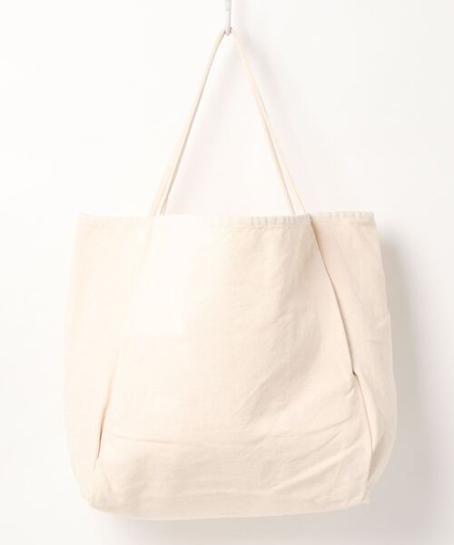Didot.showroom（ディドット ショールーム）の「大容量2WAYキャンバスビッグエコバッグ（トートバッグ・レディース・ブラック/アイボリー・FREE）」の16枚目の写真