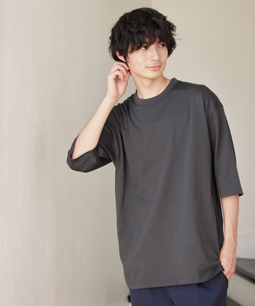 GLOBAL WORK(グローバルワーク)の「リラックスシルエットT7分袖/215313(Tシャツ/カットソー・メンズ・ダークグレー/その他1/イエロー系その他7/グレー・LARGE/X-LARGE/MEDIUM/SMALL)」の21枚目の写真