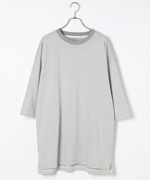 GLOBAL WORK(グローバルワーク)の「リラックスシルエットT7分袖/215313(Tシャツ/カットソー・メンズ・ダークグレー/その他1/イエロー系その他7/グレー・LARGE/X-LARGE/MEDIUM/SMALL)」の10枚目の写真