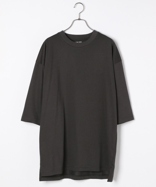 GLOBAL WORK(グローバルワーク)の「リラックスシルエットT7分袖/215313(Tシャツ/カットソー・メンズ・ダークグレー/その他1/イエロー系その他7/グレー・LARGE/X-LARGE/MEDIUM/SMALL)」の13枚目の写真