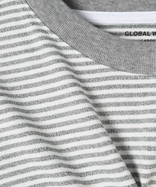 GLOBAL WORK(グローバルワーク)の「リラックスシルエットT7分袖/215313(Tシャツ/カットソー・メンズ・ダークグレー/その他1/イエロー系その他7/グレー・LARGE/X-LARGE/MEDIUM/SMALL)」の14枚目の写真