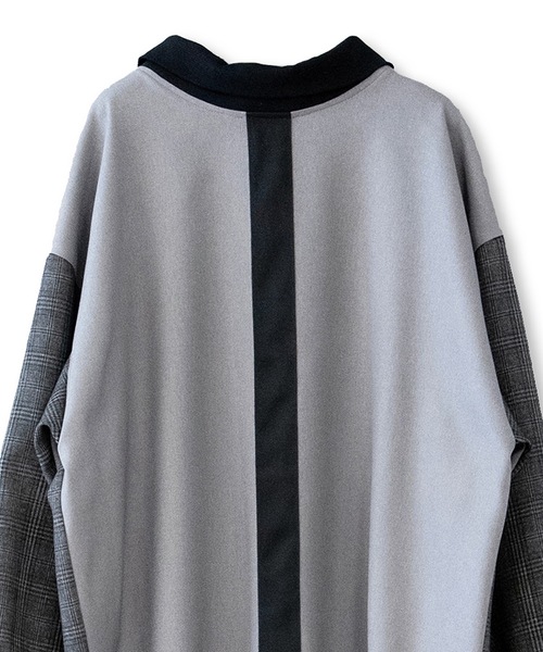 La SRIC（ラスリック）の「La SRIC / ２WAYチェックBL【セットアップ可】（シャツ/ブラウス・レディース・グレー/キャメル・MEDIUM）」の20枚目の写真