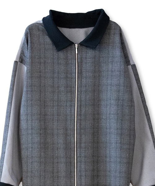 La SRIC（ラスリック）の「La SRIC / ２WAYチェックBL【セットアップ可】（シャツ/ブラウス・レディース・グレー/キャメル・MEDIUM）」の16枚目の写真