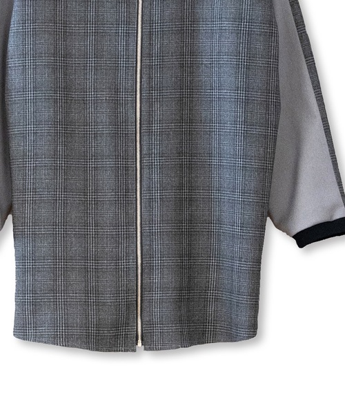 La SRIC（ラスリック）の「La SRIC / ２WAYチェックBL【セットアップ可】（シャツ/ブラウス・レディース・グレー/キャメル・MEDIUM）」の9枚目の写真