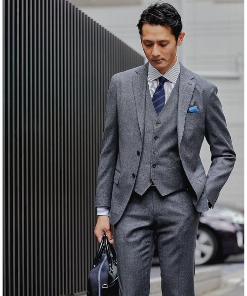 green label relaxing（グリーンレーベルリラクシング）の「Cロンドンストライプ スリム ショートワイドカラー ドレスシャツ -イージーアイロン-（ビジネスシャツ・メンズ・ブラック/ネイビー・40cm/38cm/42cm/37cm/39cm/43cm/41cm）」の4枚目の写真