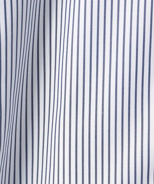 green label relaxing（グリーンレーベルリラクシング）の「Cロンドンストライプ スリム ショートワイドカラー ドレスシャツ -イージーアイロン-（ビジネスシャツ・メンズ・ブラック/ネイビー・40cm/38cm/42cm/37cm/39cm/43cm/41cm）」の16枚目の写真