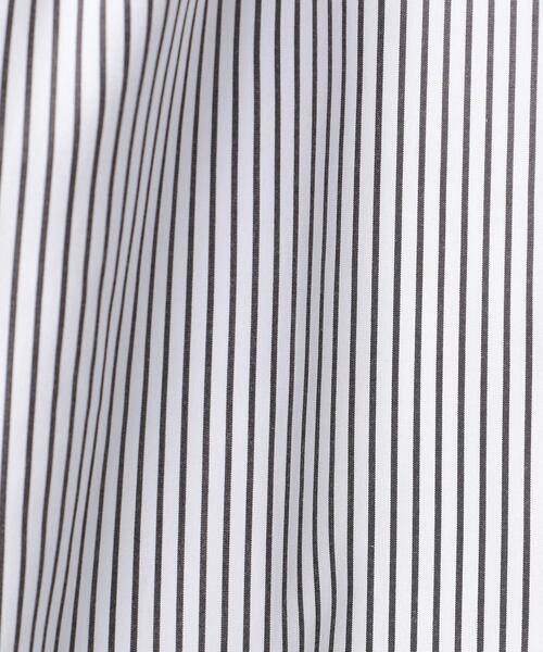 green label relaxing（グリーンレーベルリラクシング）の「Cロンドンストライプ スリム ショートワイドカラー ドレスシャツ -イージーアイロン-（ビジネスシャツ・メンズ・ブラック/ネイビー・40cm/38cm/42cm/37cm/39cm/43cm/41cm）」の21枚目の写真