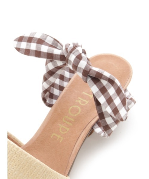 F-TROUPE(エフトゥループ)の「F-TROUPE WESTERN HEEL SA061(サンダル・レディース・ブラウン・39/36/37)」の9枚目の写真