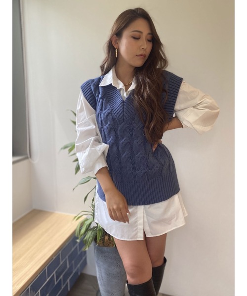 DURAS（デュラス）の「袖ボリュームシャツ（シャツ/ブラウス・レディース・ベージュ/ホワイト・FREE）」の14枚目の写真