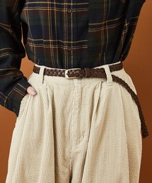 CUBE SUGAR | レザー メッシュ ベルト(ベルト)