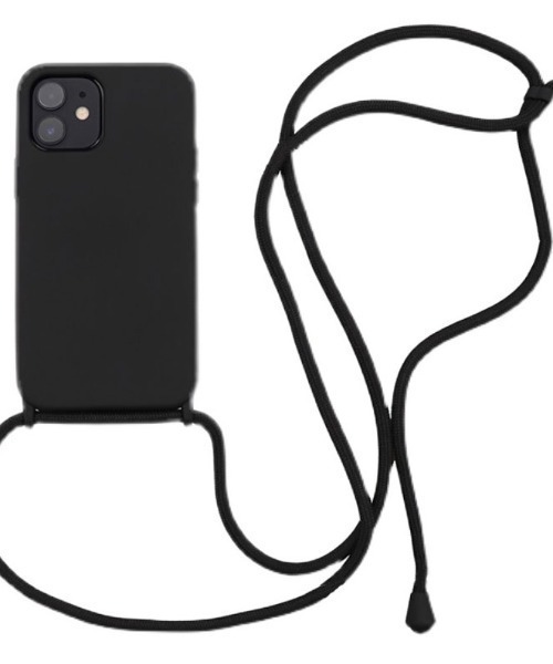 MANGROVE（マングローブ）の「プレーンマットiPhoneショルダーストラップケース（スマホケース/カバー・レディース・ブラック・A/C/E/H/D/G/I）」の7枚目の写真