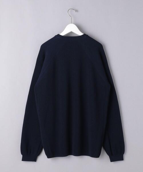 BATONER（バトナー）の「＜BATONER（バトナー）＞ ハイツイスト ウール クルーネック（ニット/セーター・メンズ・ネイビー/モカ・2/3/1）」の13枚目の写真