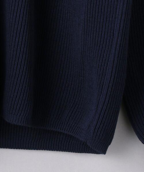 BATONER（バトナー）の「＜BATONER（バトナー）＞ ハイツイスト ウール クルーネック（ニット/セーター・メンズ・ネイビー/モカ・2/3/1）」の16枚目の写真