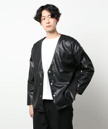 DANKE SCHON | DankeSchon/ダンケシェーン/エコレザーカーディガン/EcoLether Cardigan(カーディガン/ボレロ)