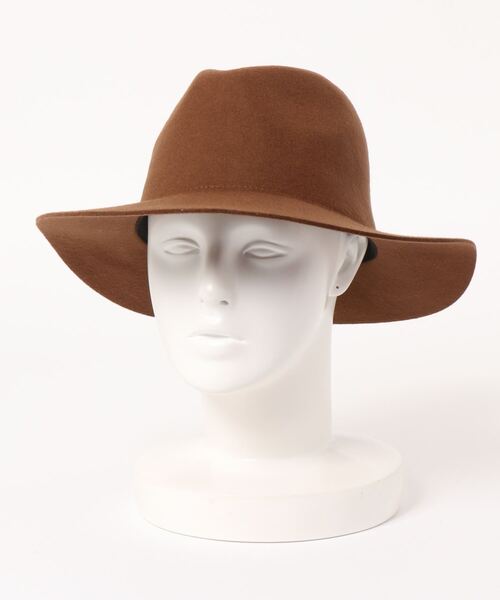 MODE ROBE（モードローブ）の「ウールハット（ハット・レディース・ライトグレー/ブラウン/ネイビー/ダークグレー・FREE）」の4枚目の写真