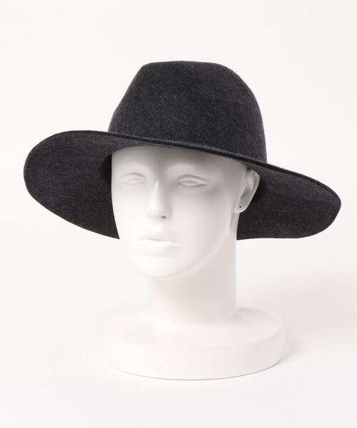 MODE ROBE（モードローブ）の「ウールハット（ハット・レディース・ライトグレー/ブラウン/ネイビー/ダークグレー・FREE）」の3枚目の写真